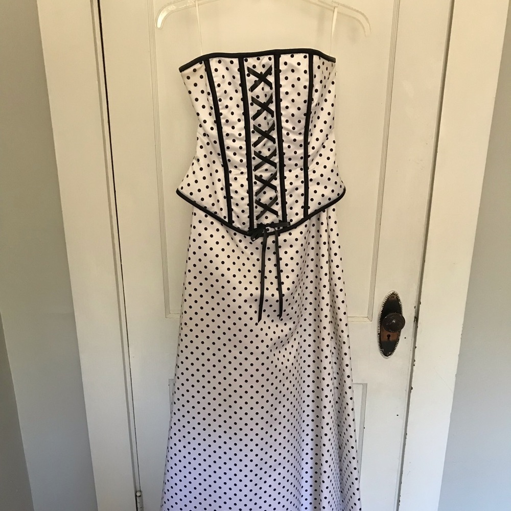 Polka Dot Prom Dress⚪️⚫️